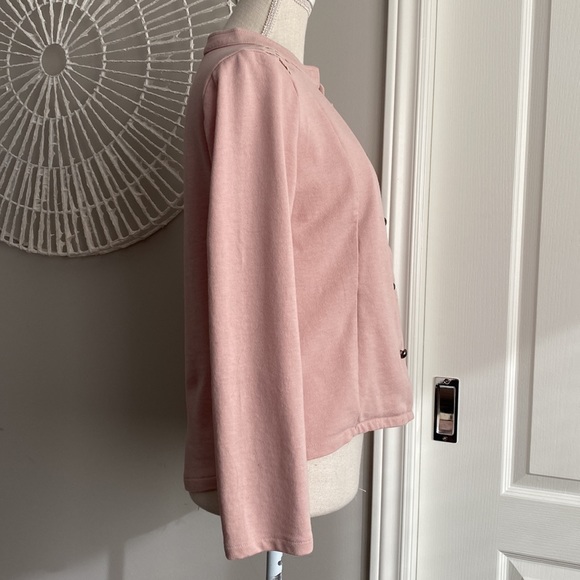 Maurices - Blush Pink Military-Inspired Cardigan - Picture 2 of 8